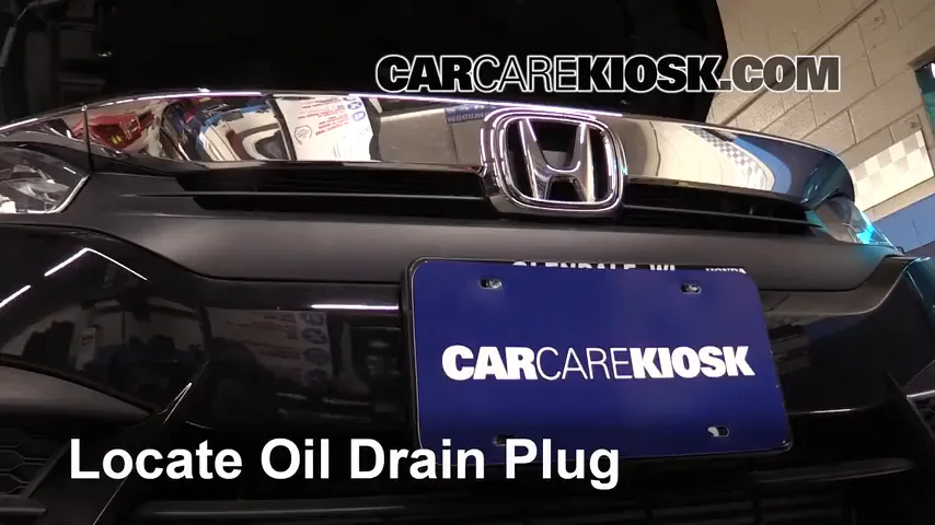 2017 Honda Civic LX 1.5L 4 Cyl. Turbo Coupe Oil Change Oil and Oil Filter